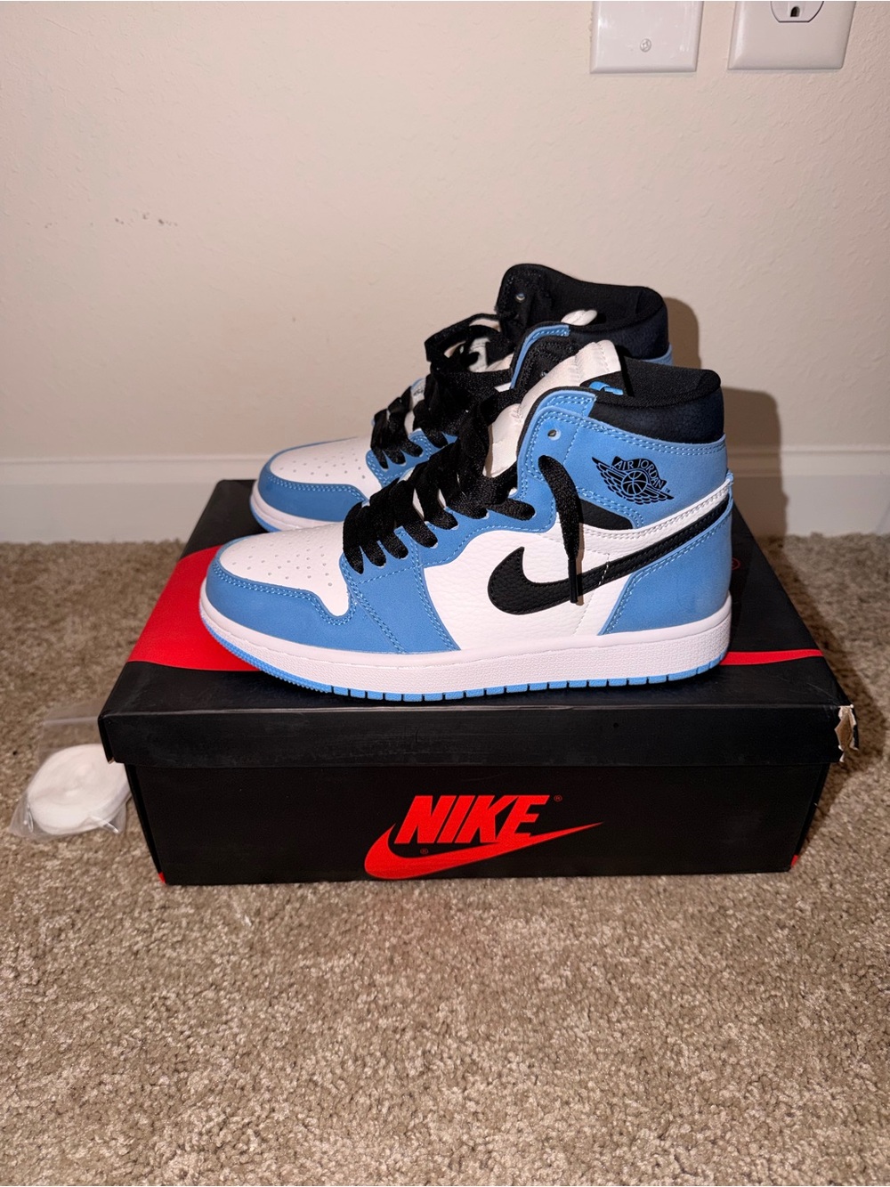 Nike Air Jordan 1 High University Blue, White & Black